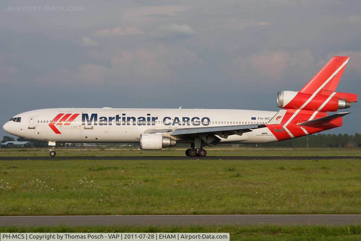 PH-MCS, 1995 McDonnell Douglas MD-11F C/N 48618, Martinair