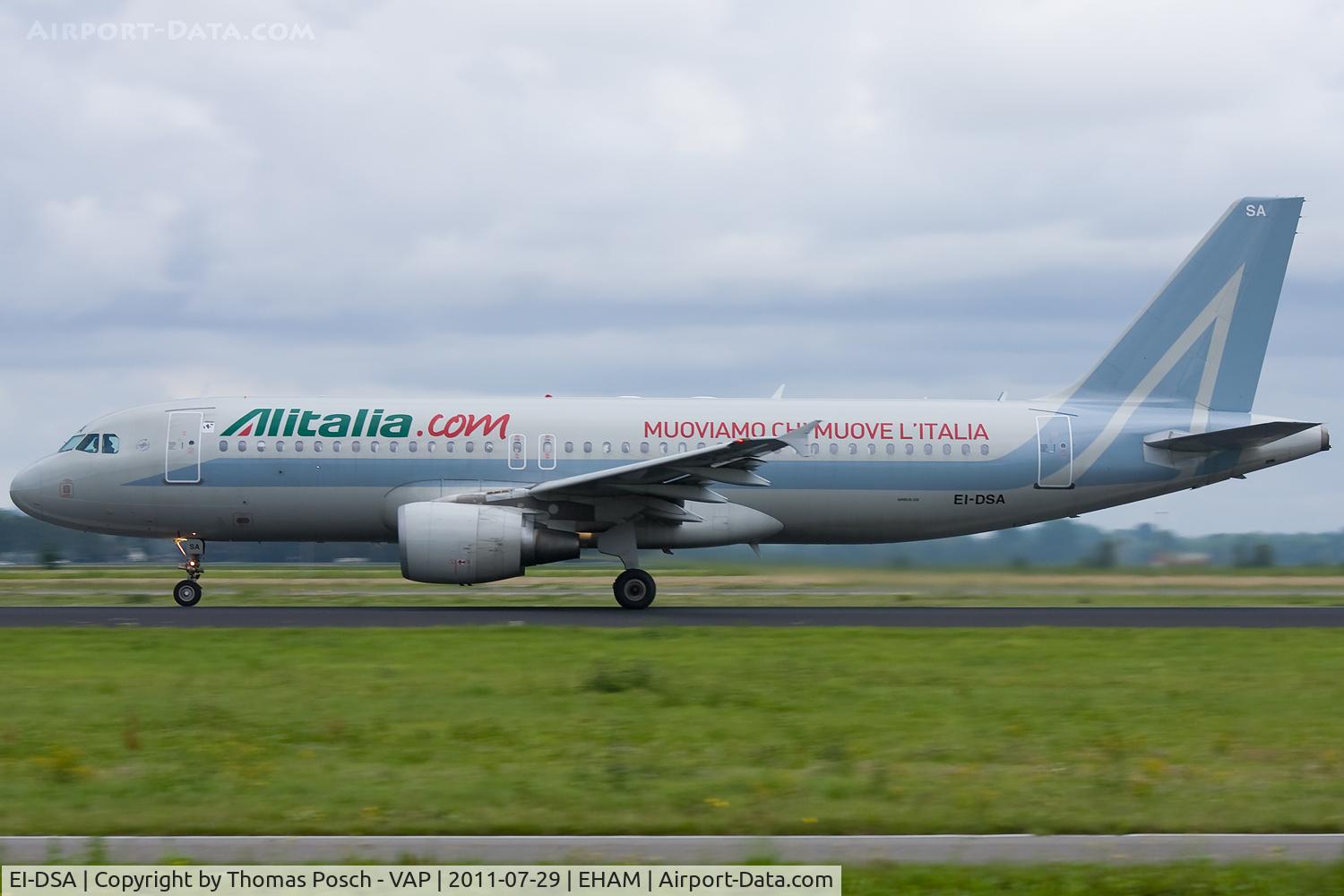 EI-DSA, 2006 Airbus A320-216 C/N 2869, Alitalia