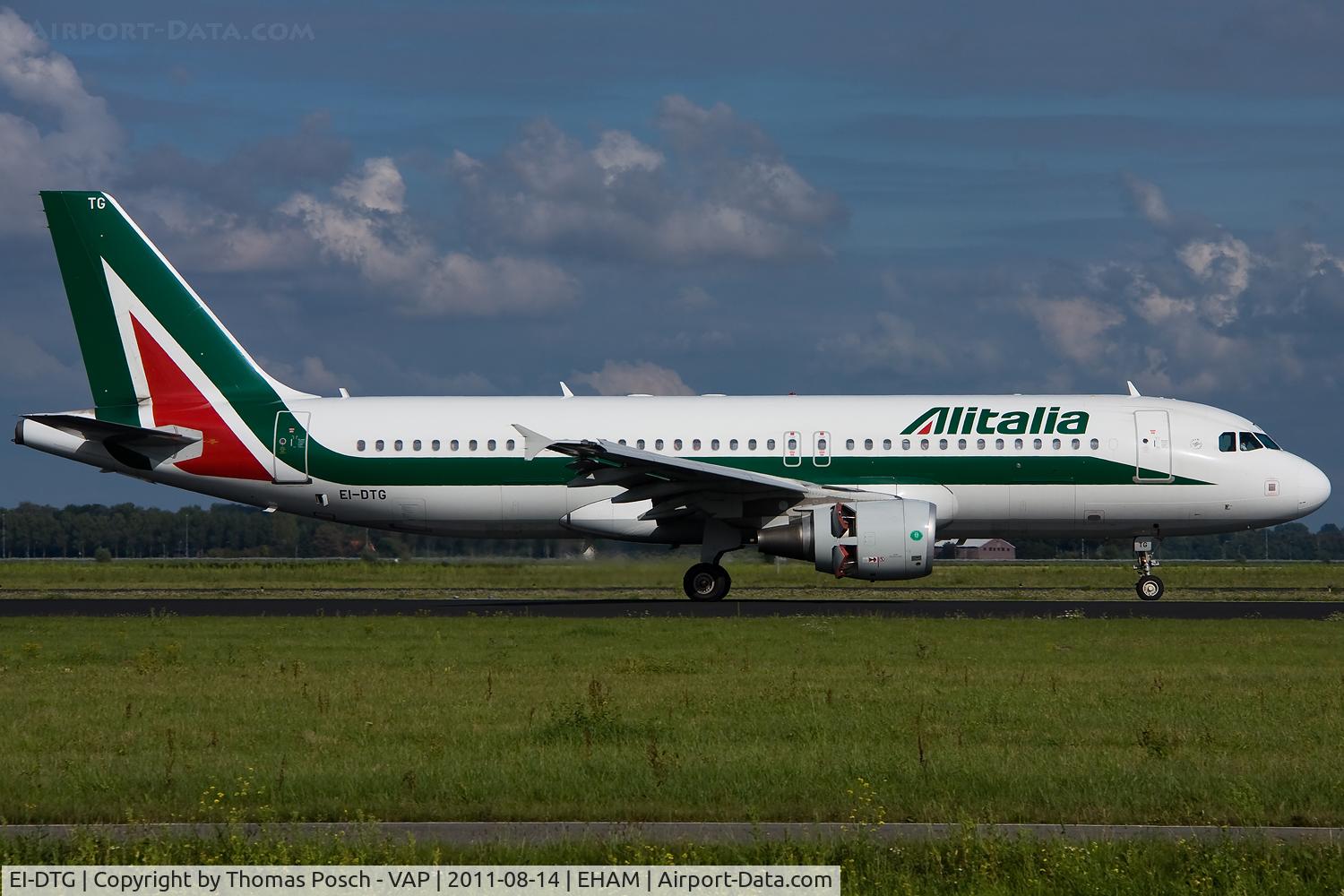 EI-DTG, 2009 Airbus A320-216 C/N 3921, Alitalia