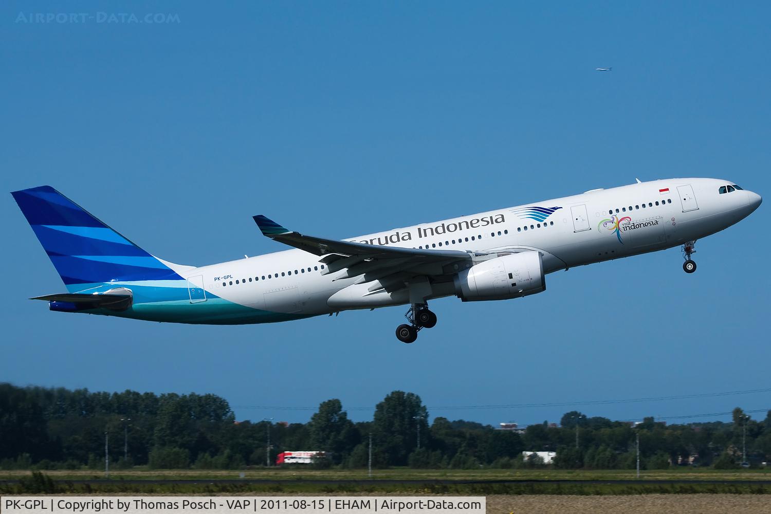 PK-GPL, 2010 Airbus A330-243 C/N 1184, Garuda Indonesia