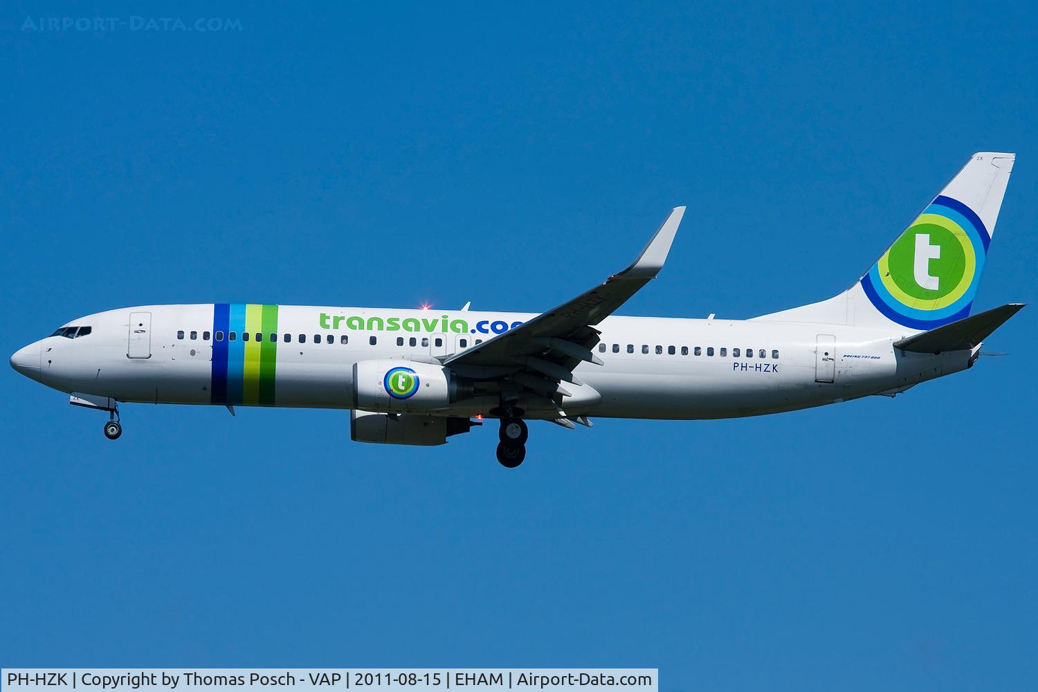 PH-HZK, 2000 Boeing 737-8K2 C/N 30390, Transavia Airlines