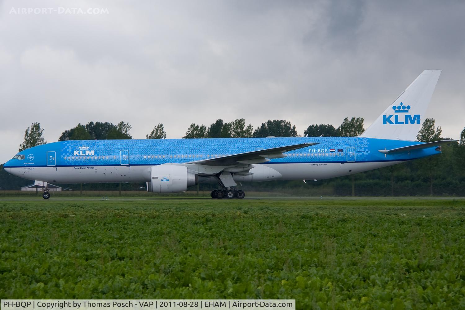 PH-BQP, 2007 Boeing 777-206/ER C/N 32721, KLM - Royal Dutch Airlines
