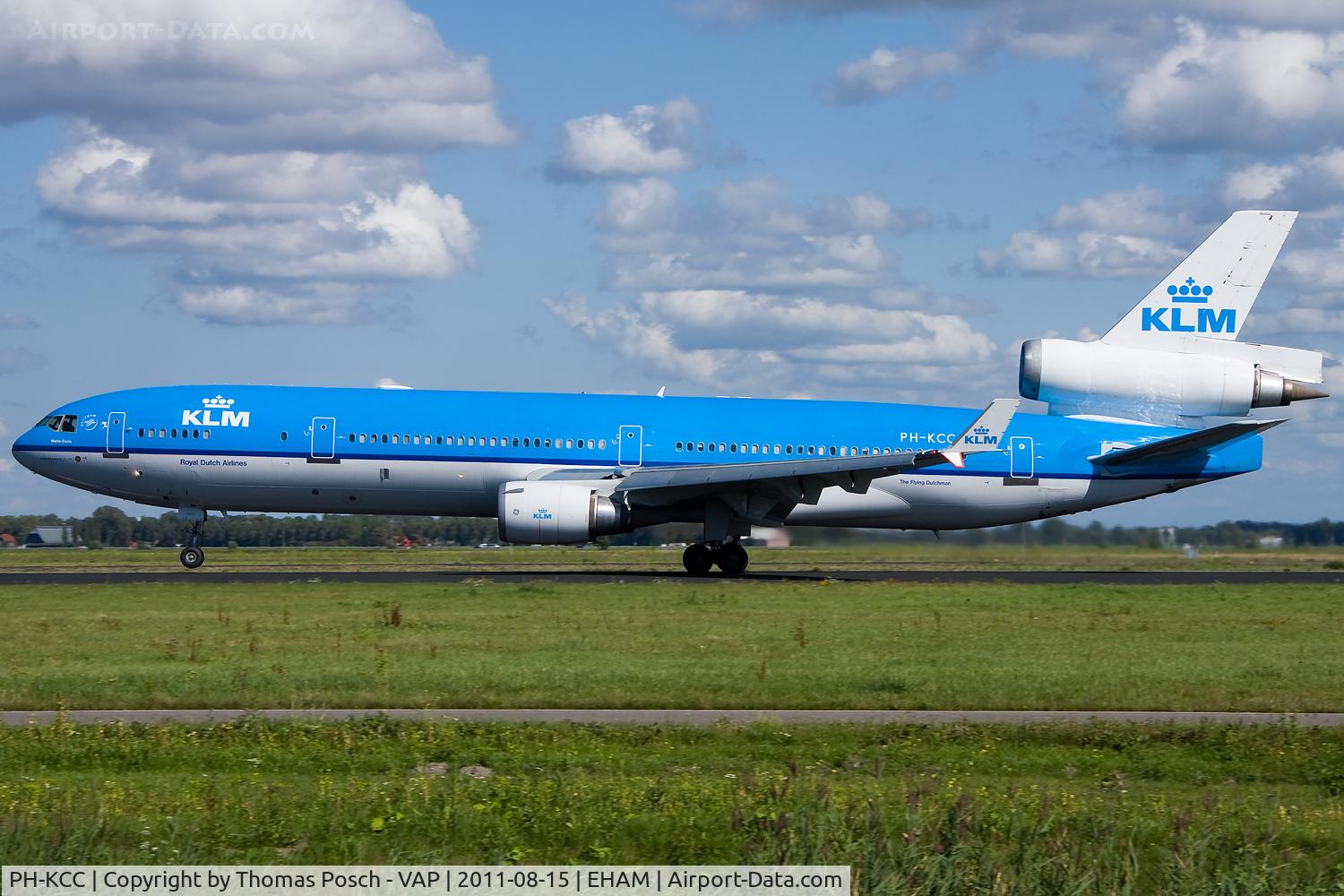 PH-KCC, 1994 McDonnell Douglas MD-11 C/N 48557, KLM - Royal Dutch Airlines