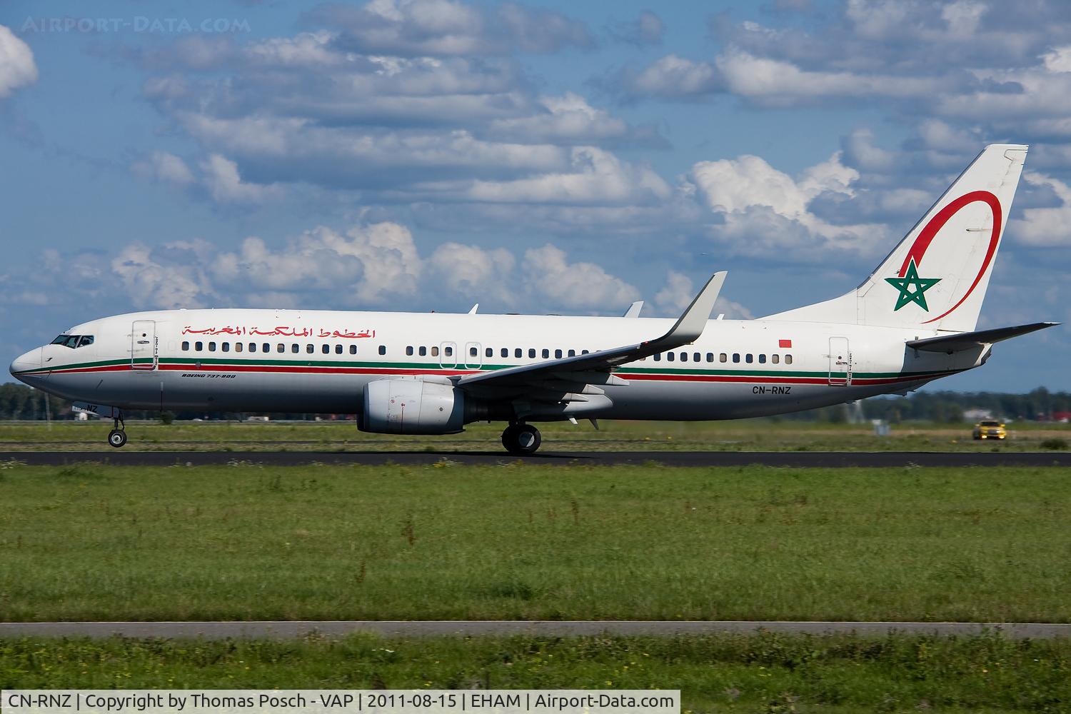 CN-RNZ, 2002 Boeing 737-8B6 C/N 33058, Royal Air Maroc