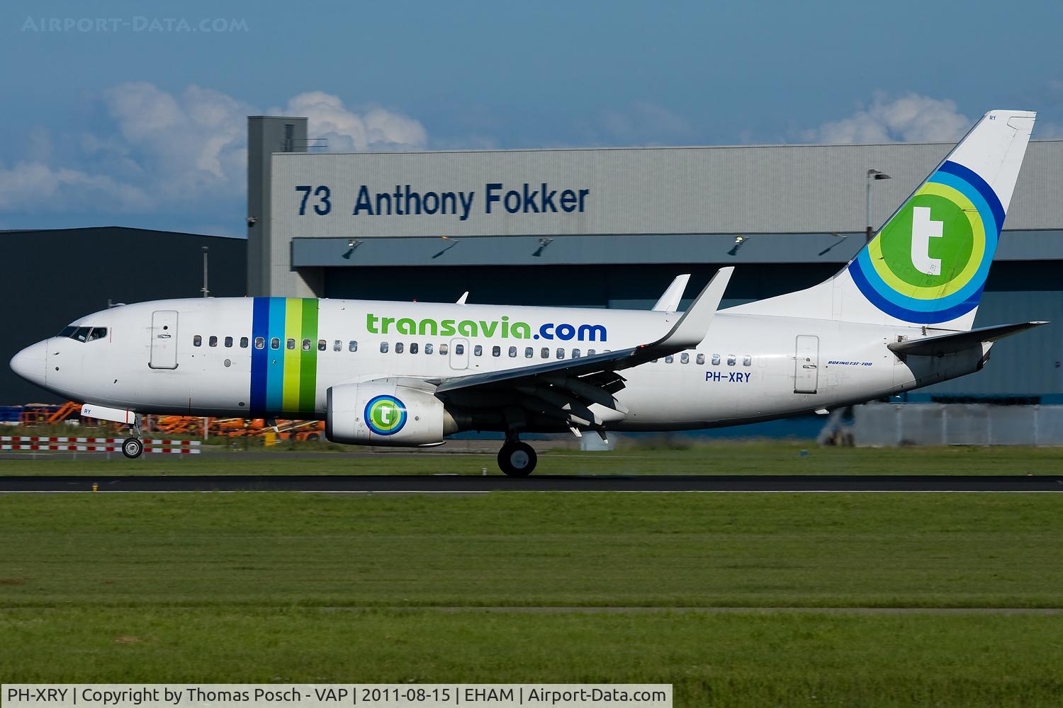 PH-XRY, 2003 Boeing 737-7K2 C/N 33463, Transavia Airlines