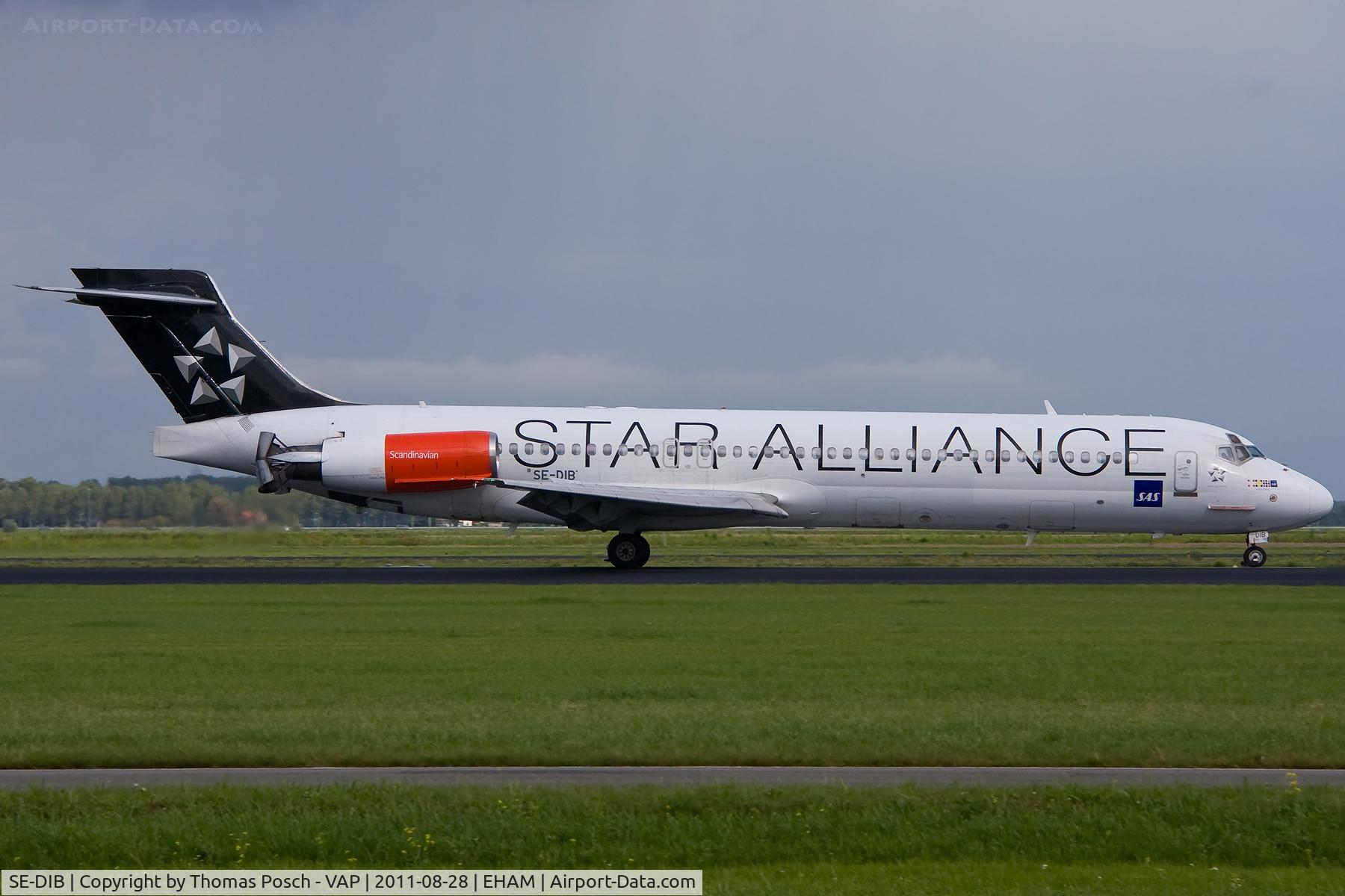 SE-DIB, 1988 McDonnell Douglas MD-87 (DC-9-87) C/N 49605, Scandinavian Airlines - SAS