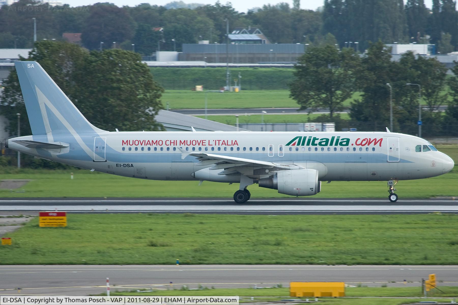 EI-DSA, 2006 Airbus A320-216 C/N 2869, Alitalia