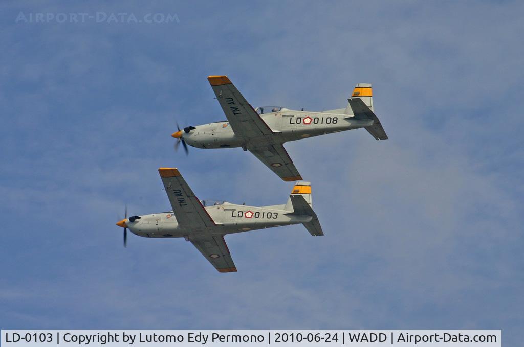 LD-0103, Korean Aerospace Industries KT-1B Woong-Bee C/N Not found LD-0103, Indonesian Air Force