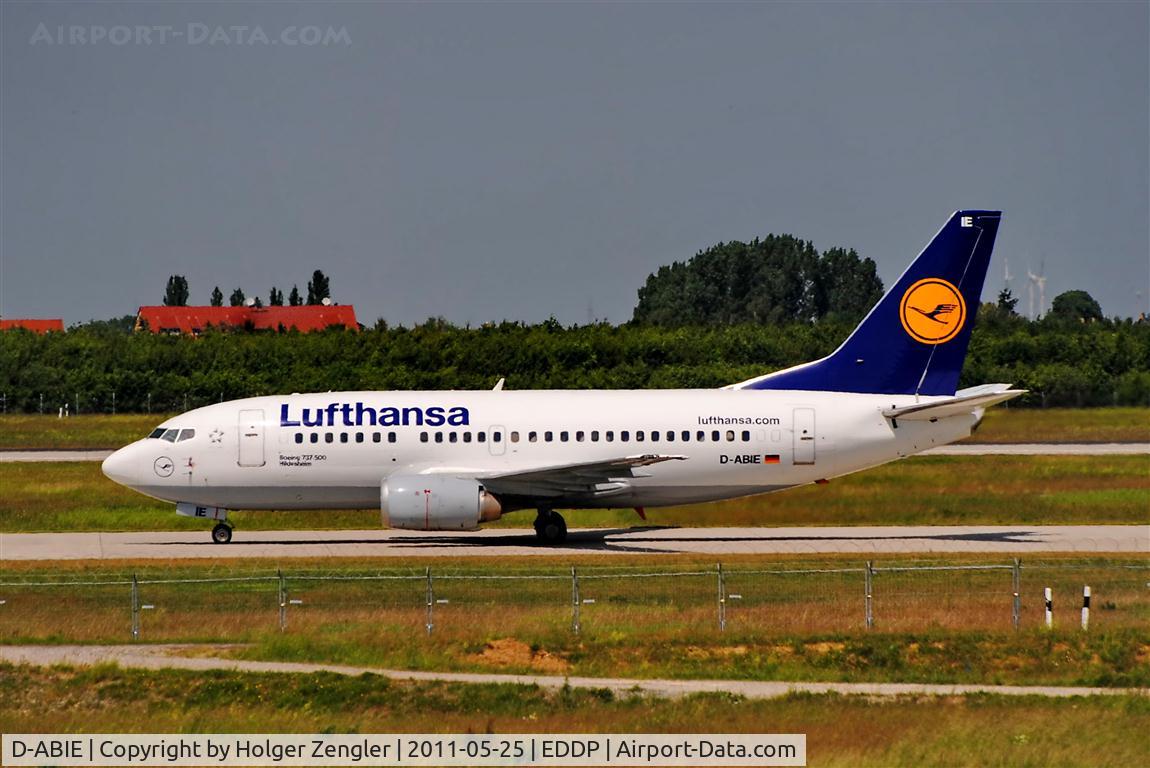 D-ABIE, 1990 Boeing 737-530 C/N 24819, Roll out till the end, says the man from tower....