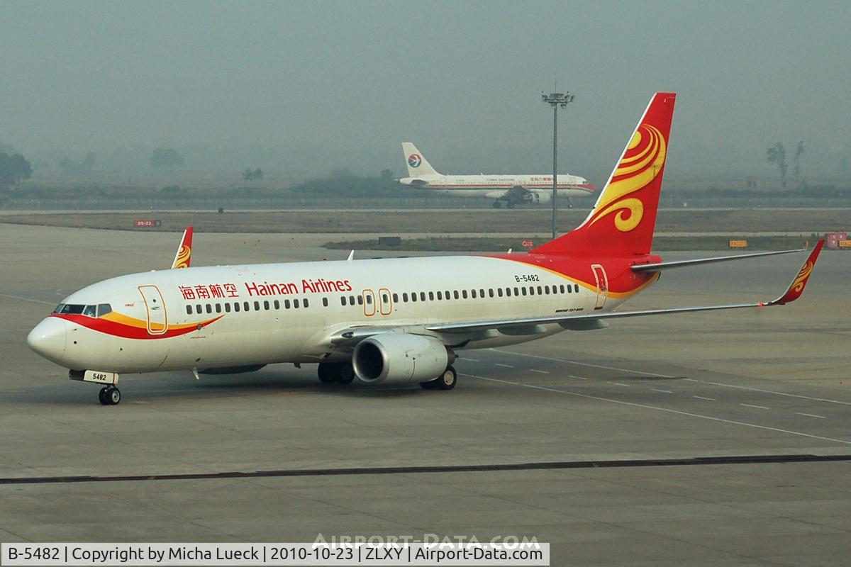 B-5482, 2009 Boeing 737-84P C/N 35748, At Xi'an