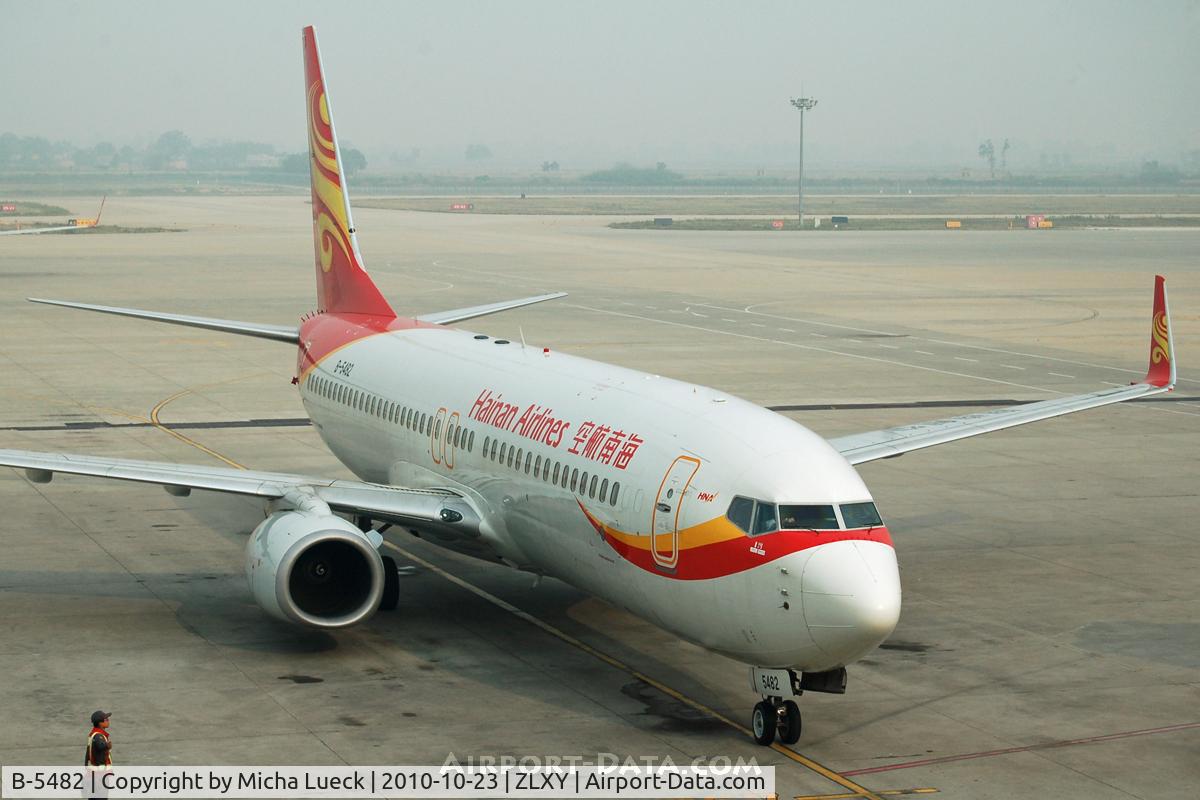 B-5482, 2009 Boeing 737-84P C/N 35748, At Xi'an
