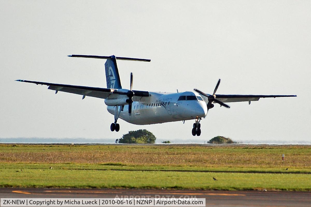 ZK-NEW, 2007 De Havilland Canada DHC-8-311Q Dash 8 C/N 648, At New Plymouth