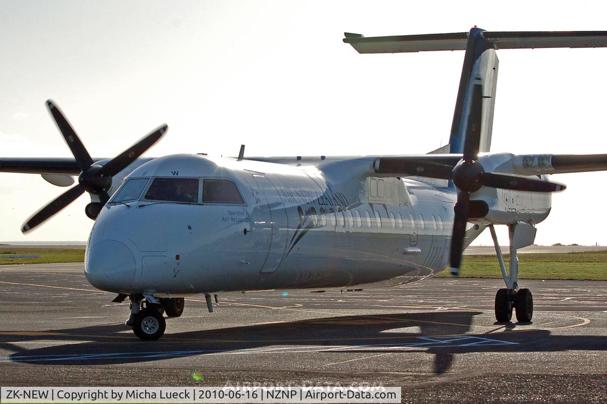 ZK-NEW, 2007 De Havilland Canada DHC-8-311Q Dash 8 C/N 648, At New Plymouth