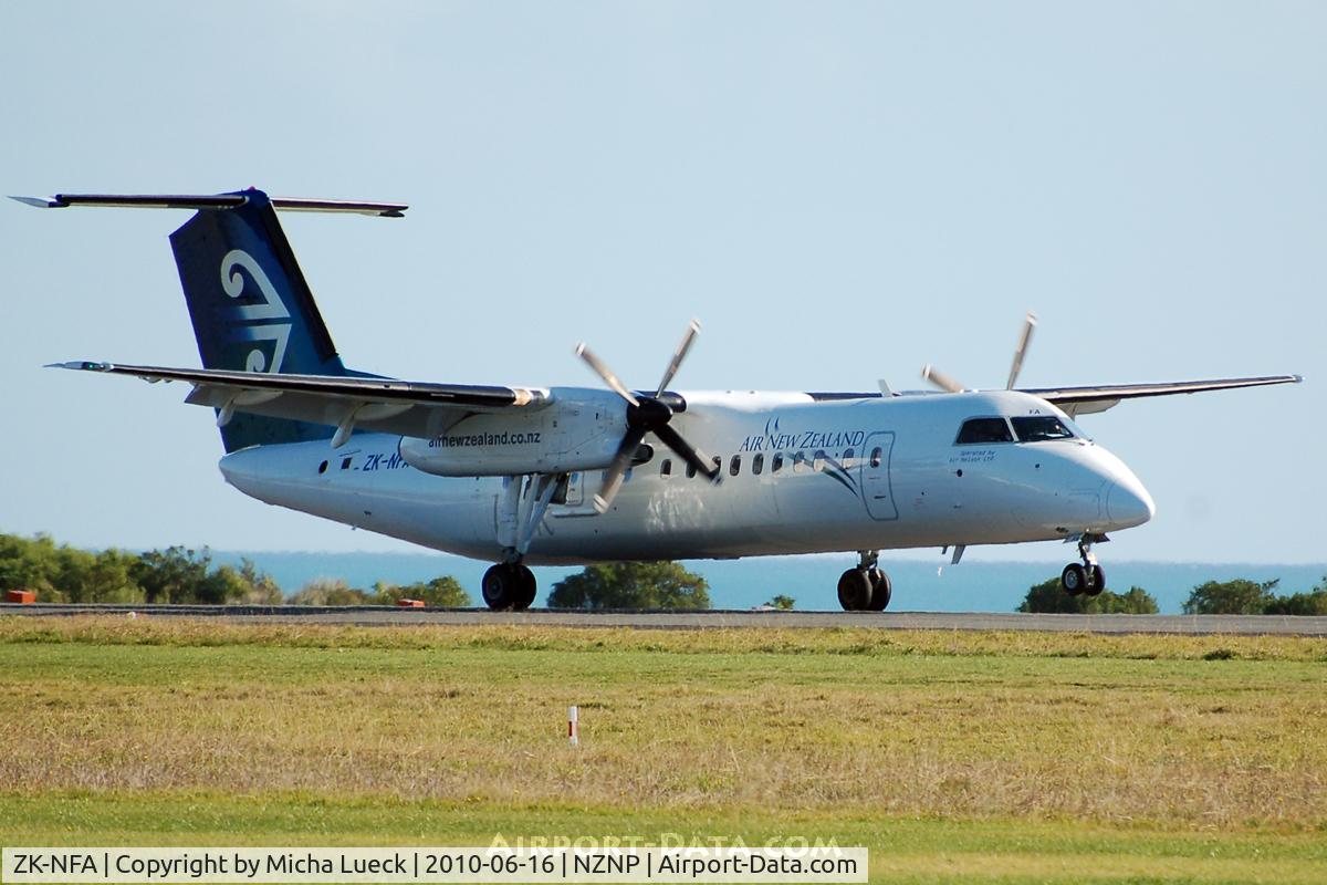 ZK-NFA, 2008 De Havilland Canada DHC-8-311 Dash 8 C/N 659, At New Plymouth