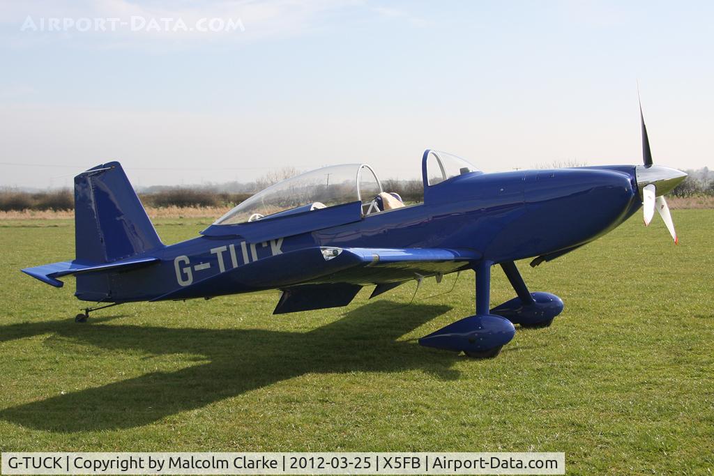 G-TUCK, 2003 Vans RV-8 C/N PFA 303-13706, Vans RV-8, Fishburn Airfield, March 2012.