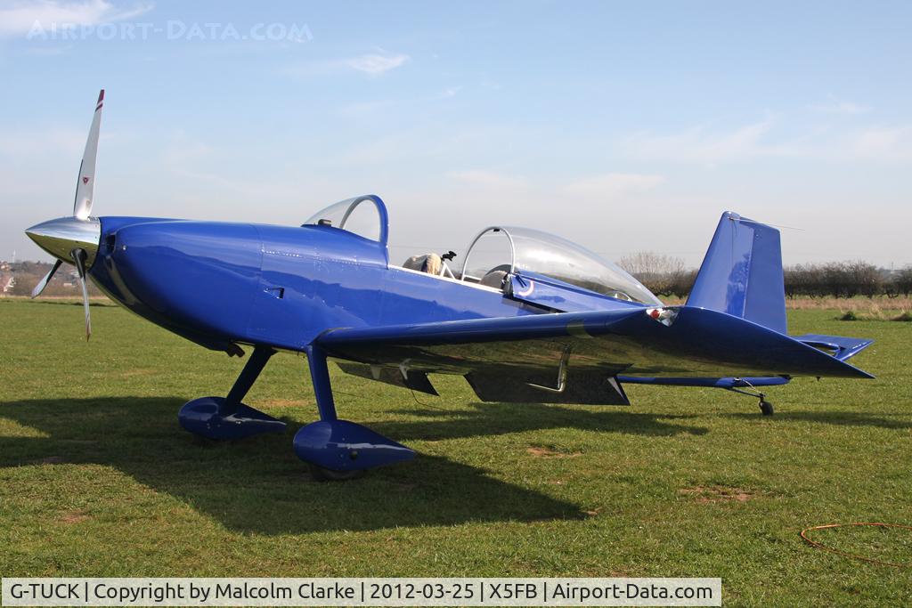 G-TUCK, 2003 Vans RV-8 C/N PFA 303-13706, Vans RV-8, Fishburn Airfield, March 2012.