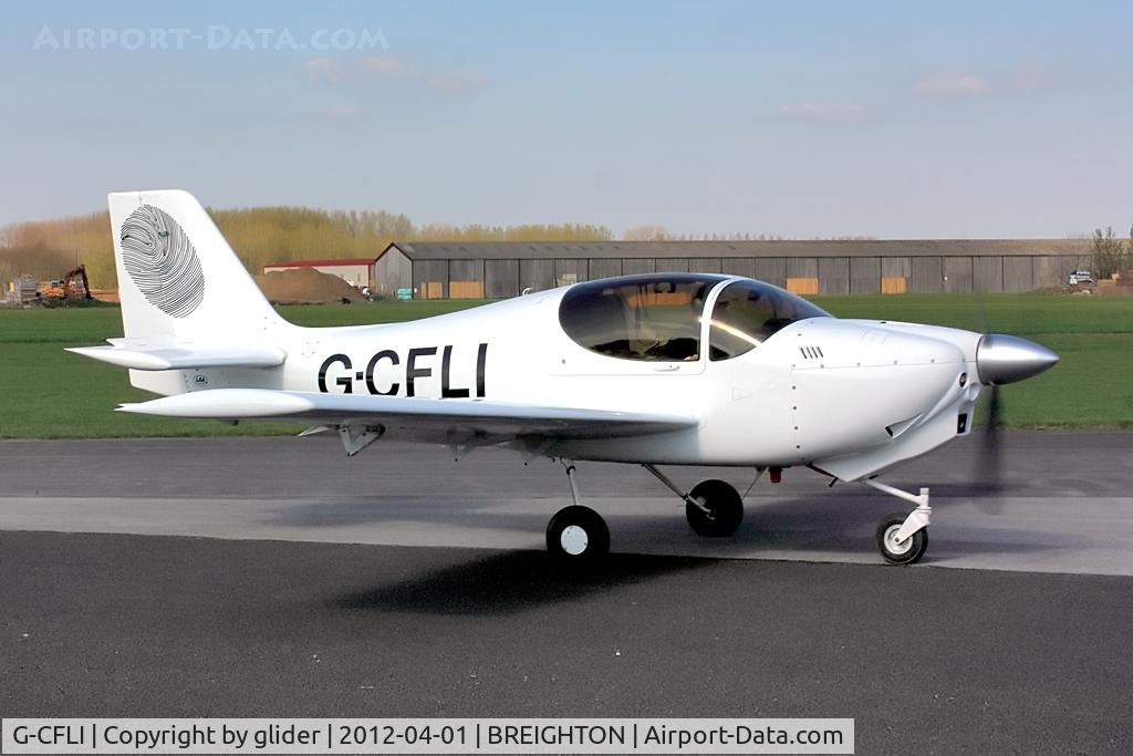 G-CFLI, 2010 Europa Tri Gear C/N PFA 247-13144, Interesting tail logo!!