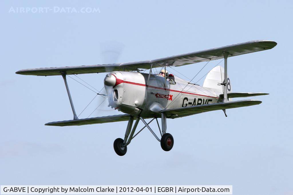 G-ABVE, 1932 Arrow Active 2 C/N 2, Arrow Active 2, The Real Aeroplane Company's April Fools Fly-In, Breighton Airfield, April 2012.