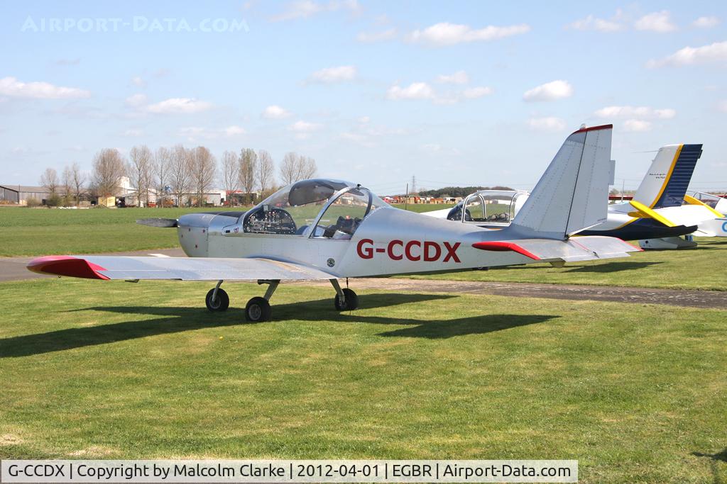 G-CCDX, 2003 Aerotechnik EV-97 Eurostar C/N PFA 315-14013, Aerotechnik EV-97 Eurostar, Breighton Airfield's 2012 April Fools Fly-In.