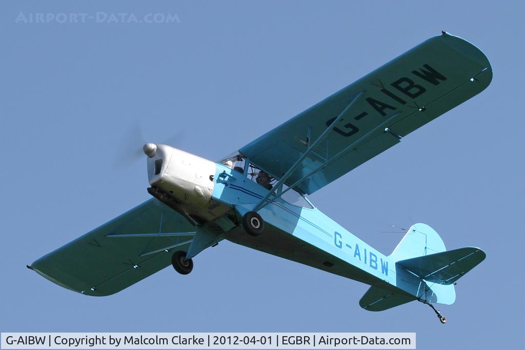 G-AIBW, 1946 Auster J-1N Alpha C/N 2158, Auster J-1N, Breighton Airfield's 2012 April Fools Fly-In.