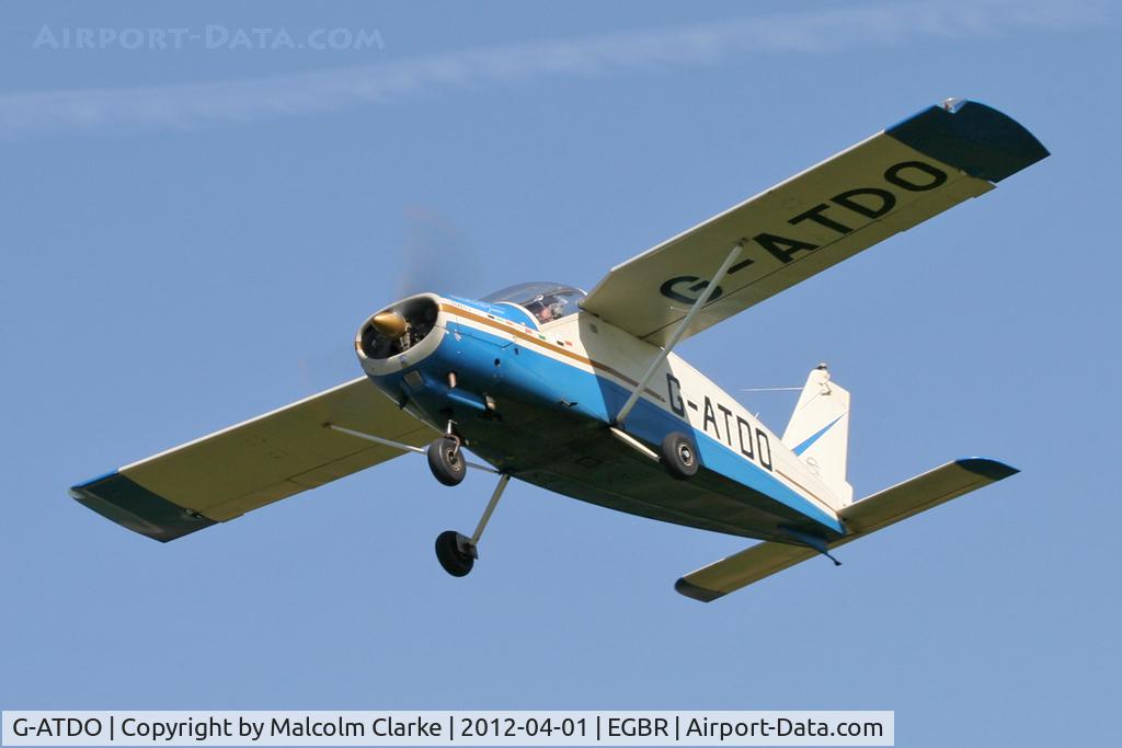 G-ATDO, 1965 Bolkow Bo-208C Junior C/N 576, Bolkow BO-208C Junior, Breighton Airfield's 2012 April Fools Fly-In.