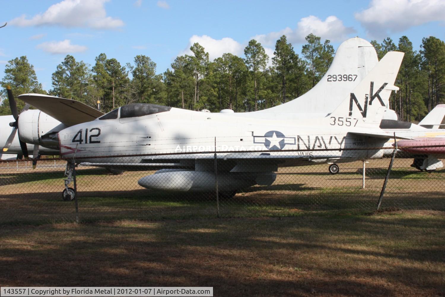 143557, North American AF-1E Fury C/N 204-65, AF-1E Fury in Georgia Veterans Park