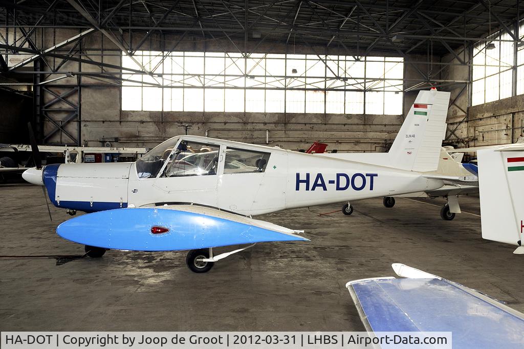 HA-DOT, 1971 Zlin Z-43 C/N 0034, hangar at Budaörs