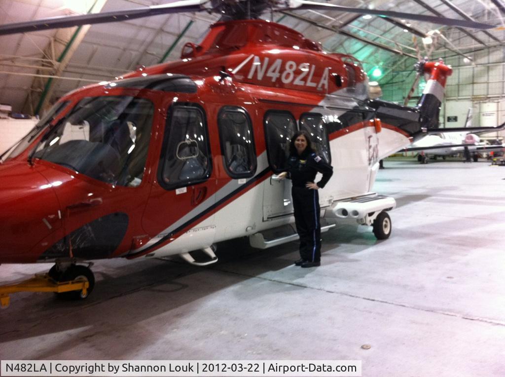 N482LA, AgustaWestland AW-139 C/N 41272, N482LA in Cleveland Ohio headed for Alaska