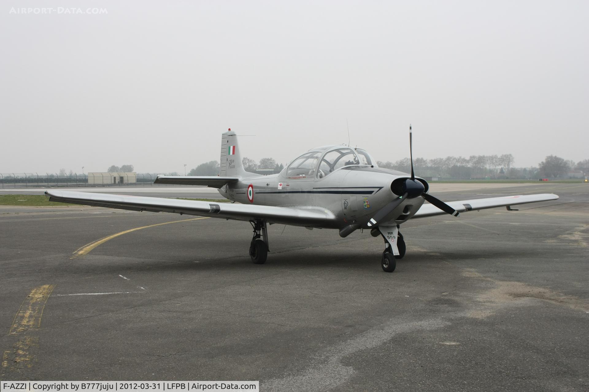 F-AZZI, 1960 Focke-Wulf FWP-149D C/N 153, on display at Le Bourget