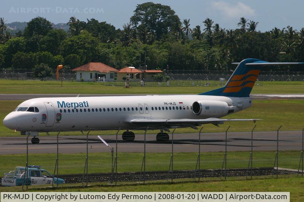 PK-MJD, 1993 Fokker 100 (F-28-0100) C/N 11474, Merpati