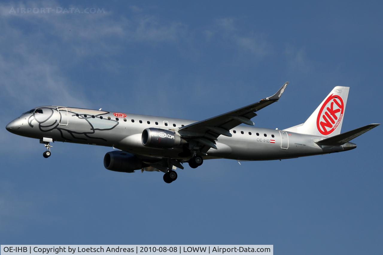 OE-IHB, 2009 Embraer 190LR (ERJ-190-100LR) C/N 19000294, c/n.19000294 Fly Niki named 