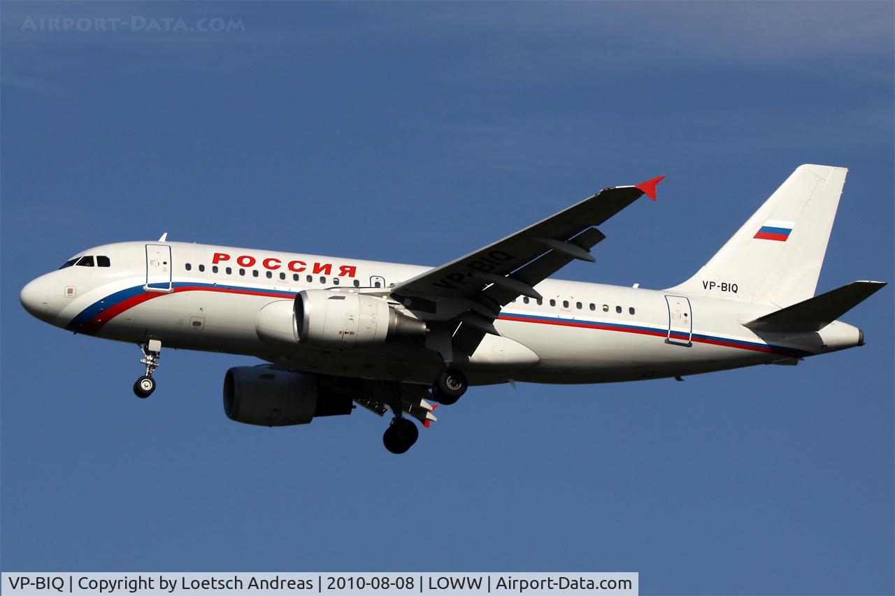 VP-BIQ, 2003 Airbus A319-111 C/N 1890, Rossia
