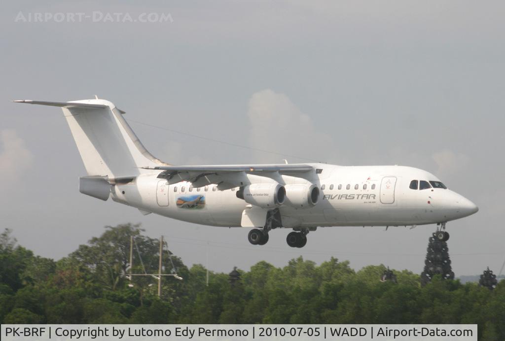 PK-BRF, 1992 British Aerospace BAe.146-200 C/N E2210, Aviastar