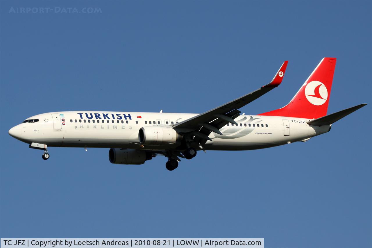 TC-JFZ, 2000 Boeing 737-8F2 C/N 29784, Turkish Airlines