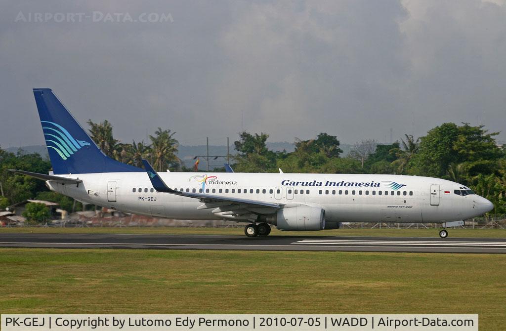 PK-GEJ, 2002 Boeing 737-86N C/N 33003, Garuda Indonesia
