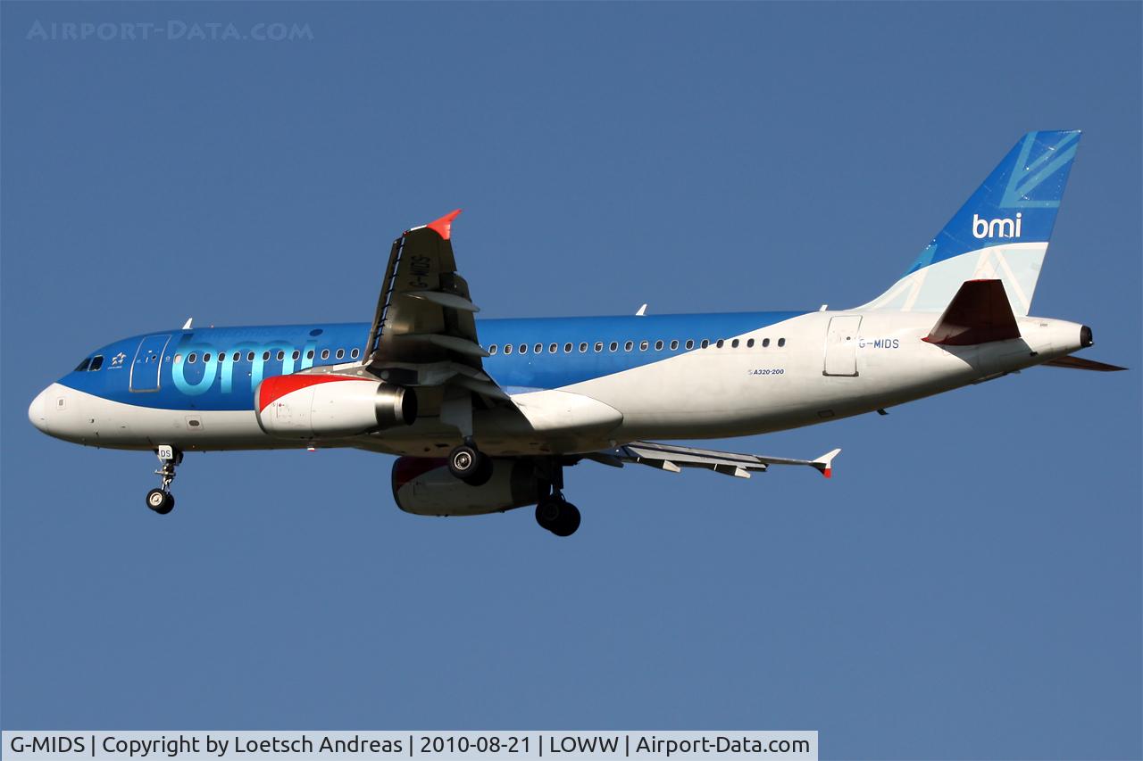 G-MIDS, 2001 Airbus A320-232 C/N 1424, BMI Airbus