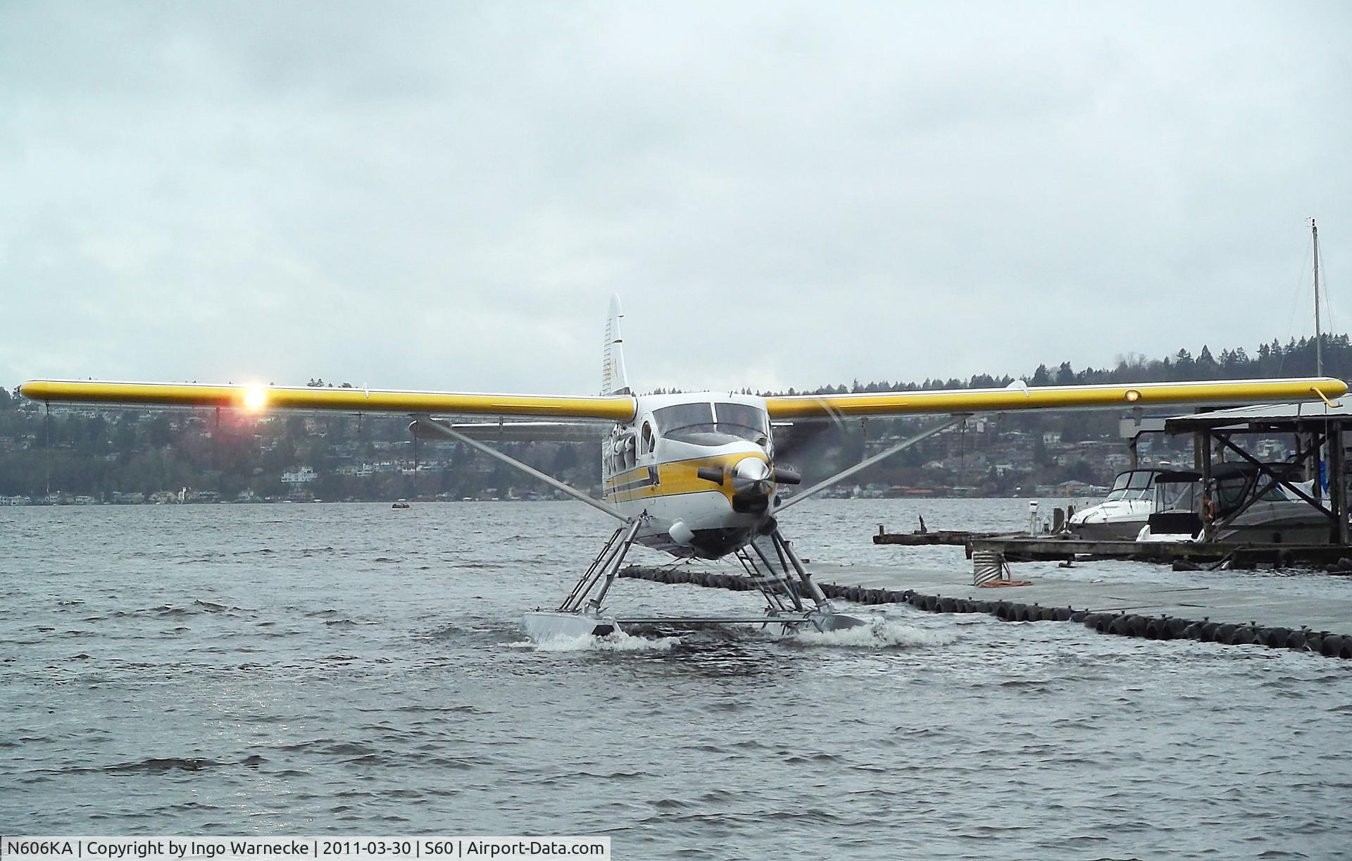 N606KA, 1954 De Havilland Canada DHC-3 Turbo Otter Otter C/N 37, De Havilland Canada DHC-3T Turbo-Otter on floats at Kenmore Air Harbor, Kenmore WA