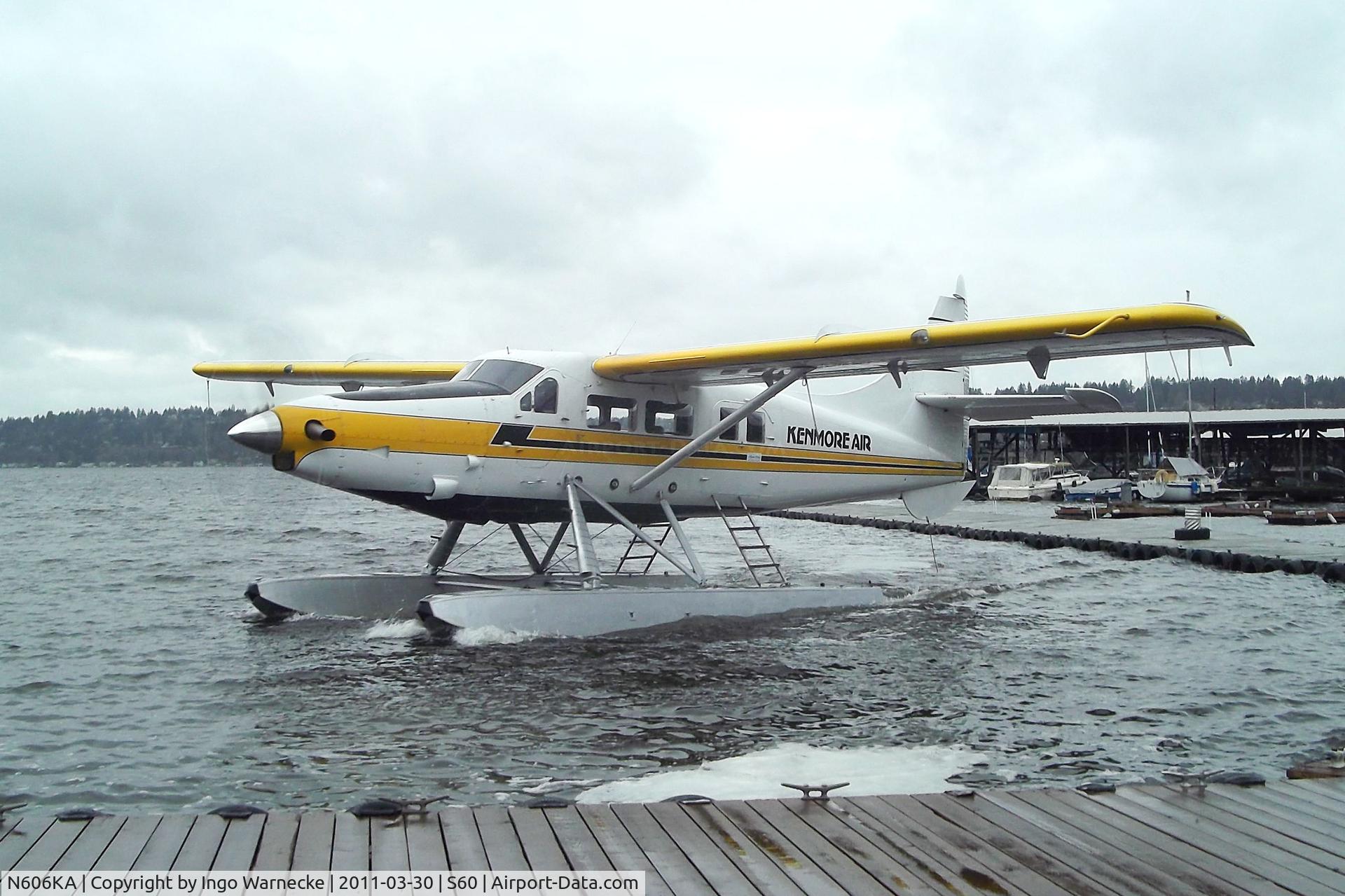 N606KA, 1954 De Havilland Canada DHC-3 Turbo Otter Otter C/N 37, De Havilland Canada DHC-3T Turbo-Otter on floats at Kenmore Air Harbor, Kenmore WA