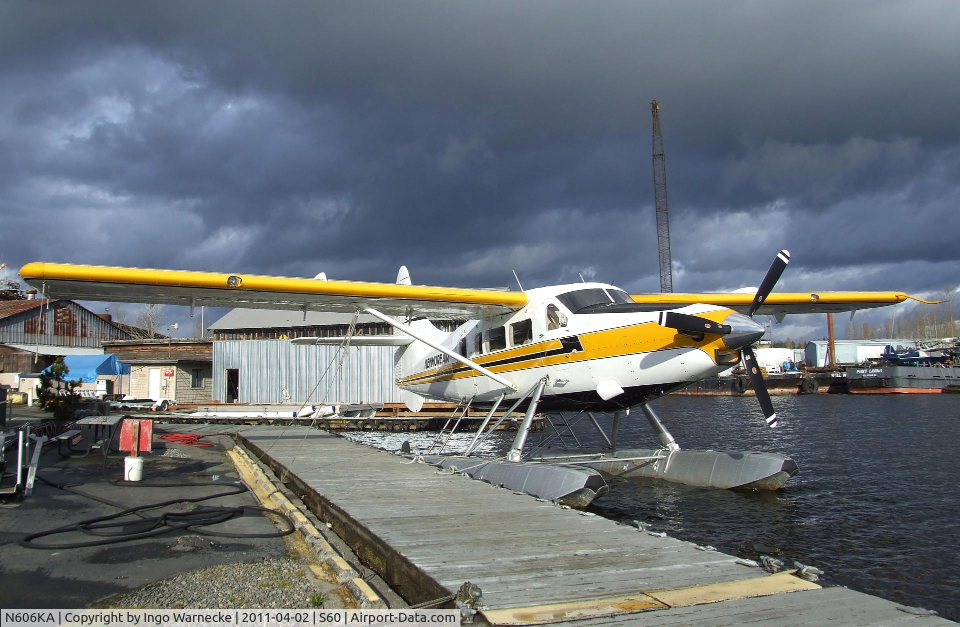 N606KA, 1954 De Havilland Canada DHC-3 Turbo Otter Otter C/N 37, De Havilland Canada DHC-3T Turbo-Otter on floats at Kenmore Air Harbor, Kenmore WA