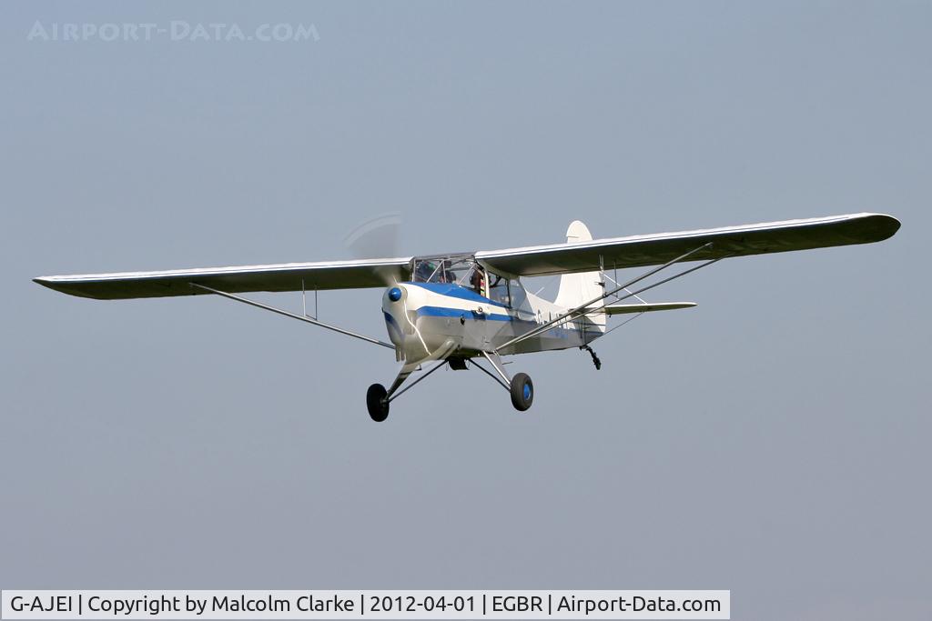 G-AJEI, 1946 Auster J-1N Alpha C/N 2313, Auster J-1N, Breighton Airfield's 2012 April Fools Fly-In.