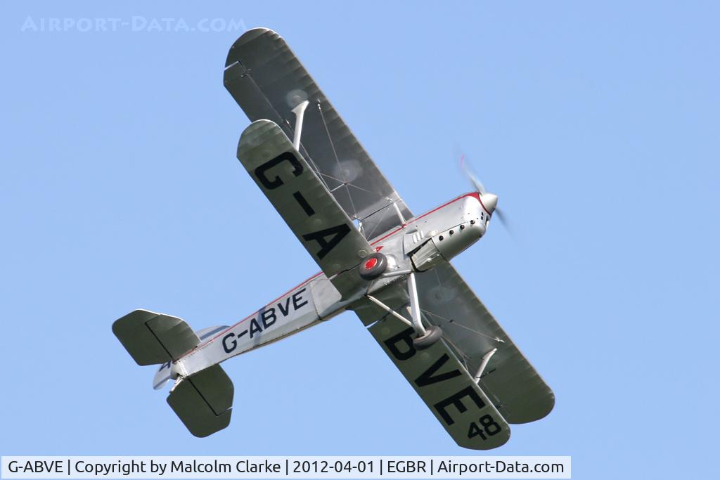 G-ABVE, 1932 Arrow Active 2 C/N 2, Arrow Active 2, The Real Aeroplane Company's April Fools Fly-In, Breighton Airfield, April 2012.