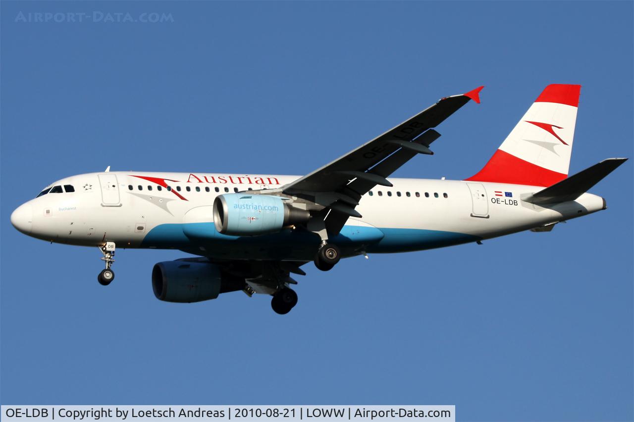 OE-LDB, 2004 Airbus A319-112 C/N 2174, named 