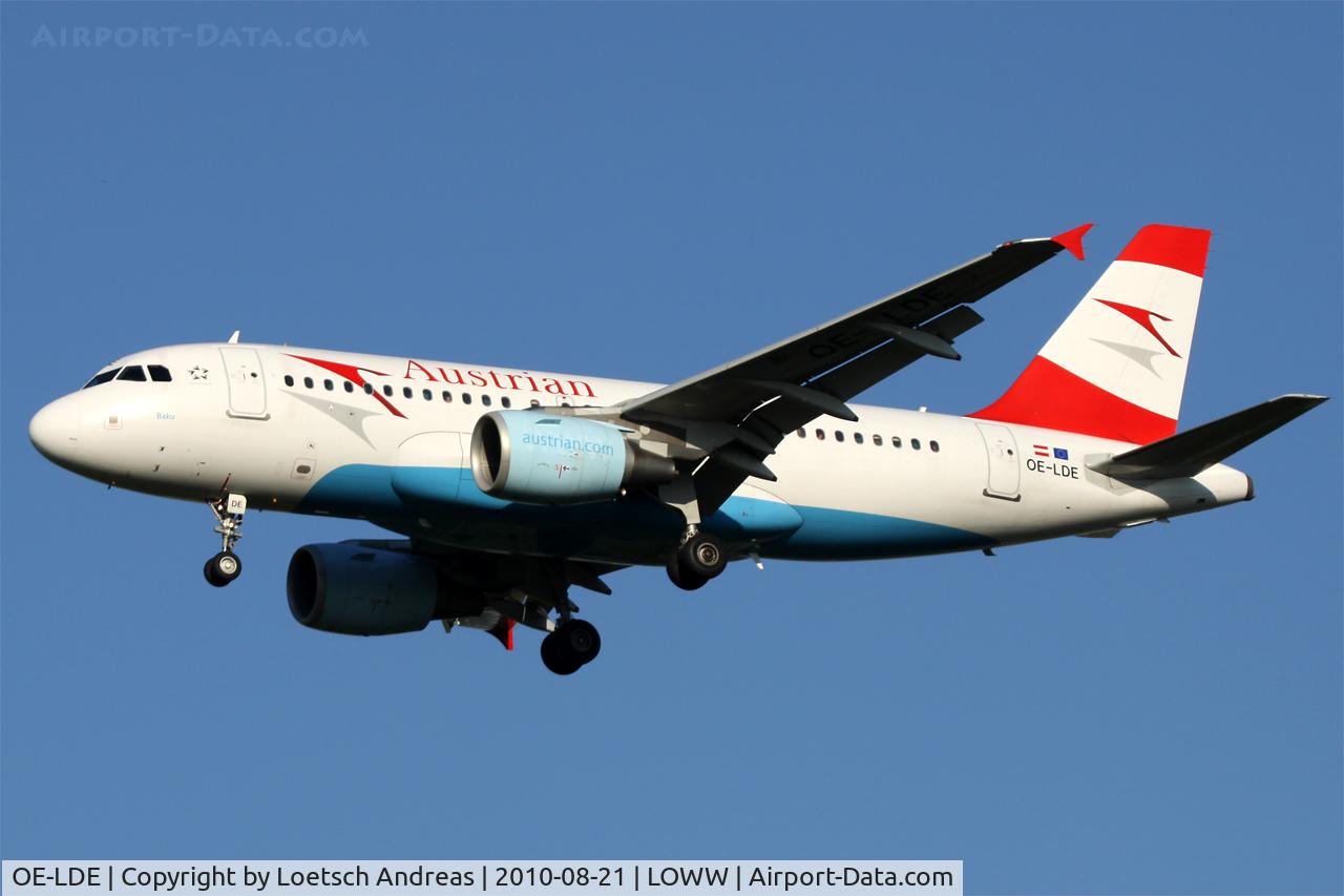 OE-LDE, 2005 Airbus A319-112 C/N 2494, Austrian