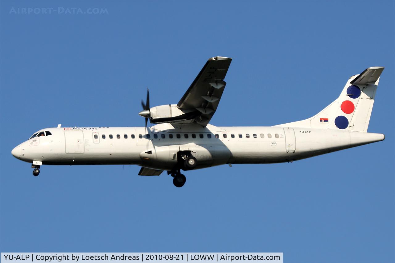 YU-ALP, 1990 ATR 72-202 C/N 189, JAT Airways