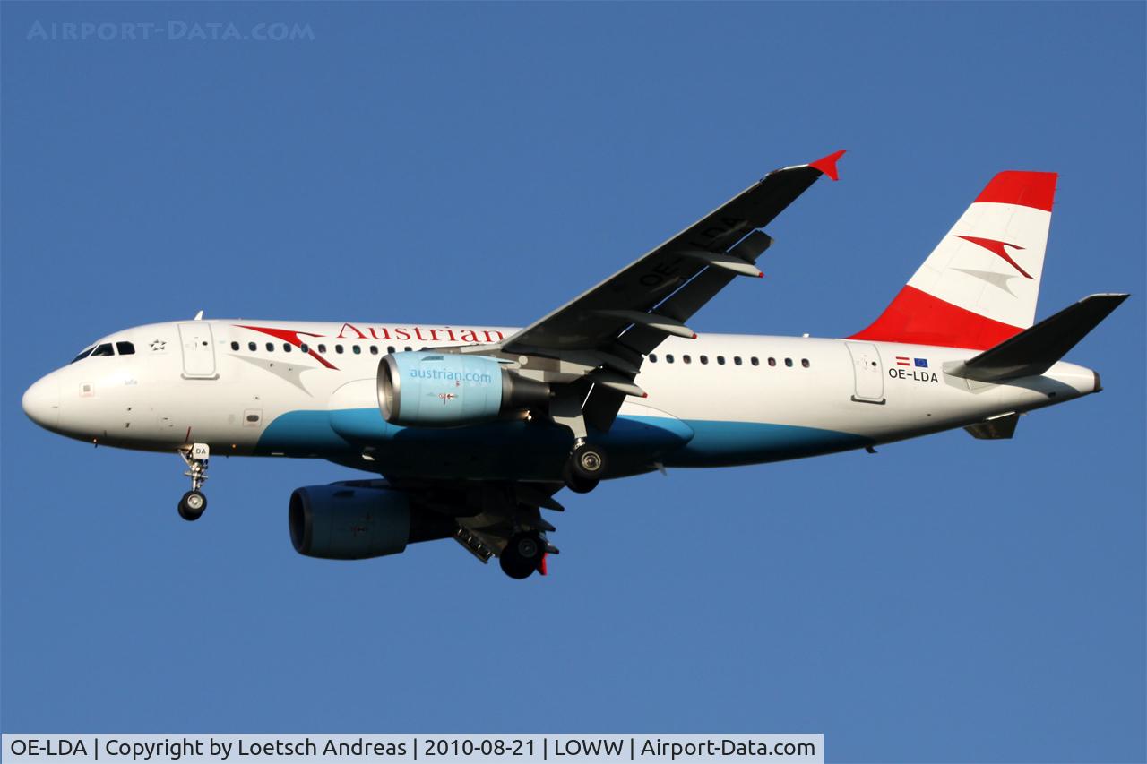 OE-LDA, 2004 Airbus A319-112 C/N 2131, Austrian