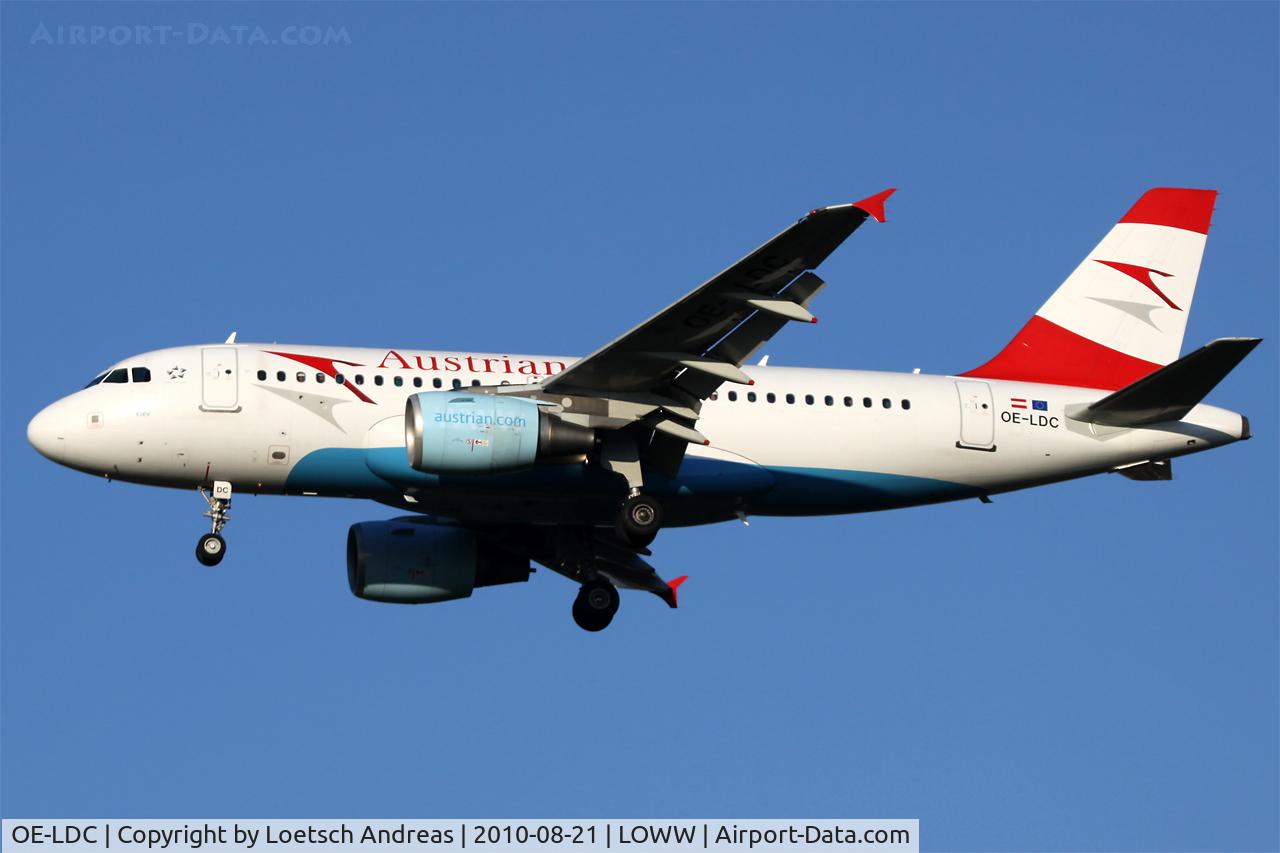 OE-LDC, 2004 Airbus A319-112 C/N 2262, Austrian