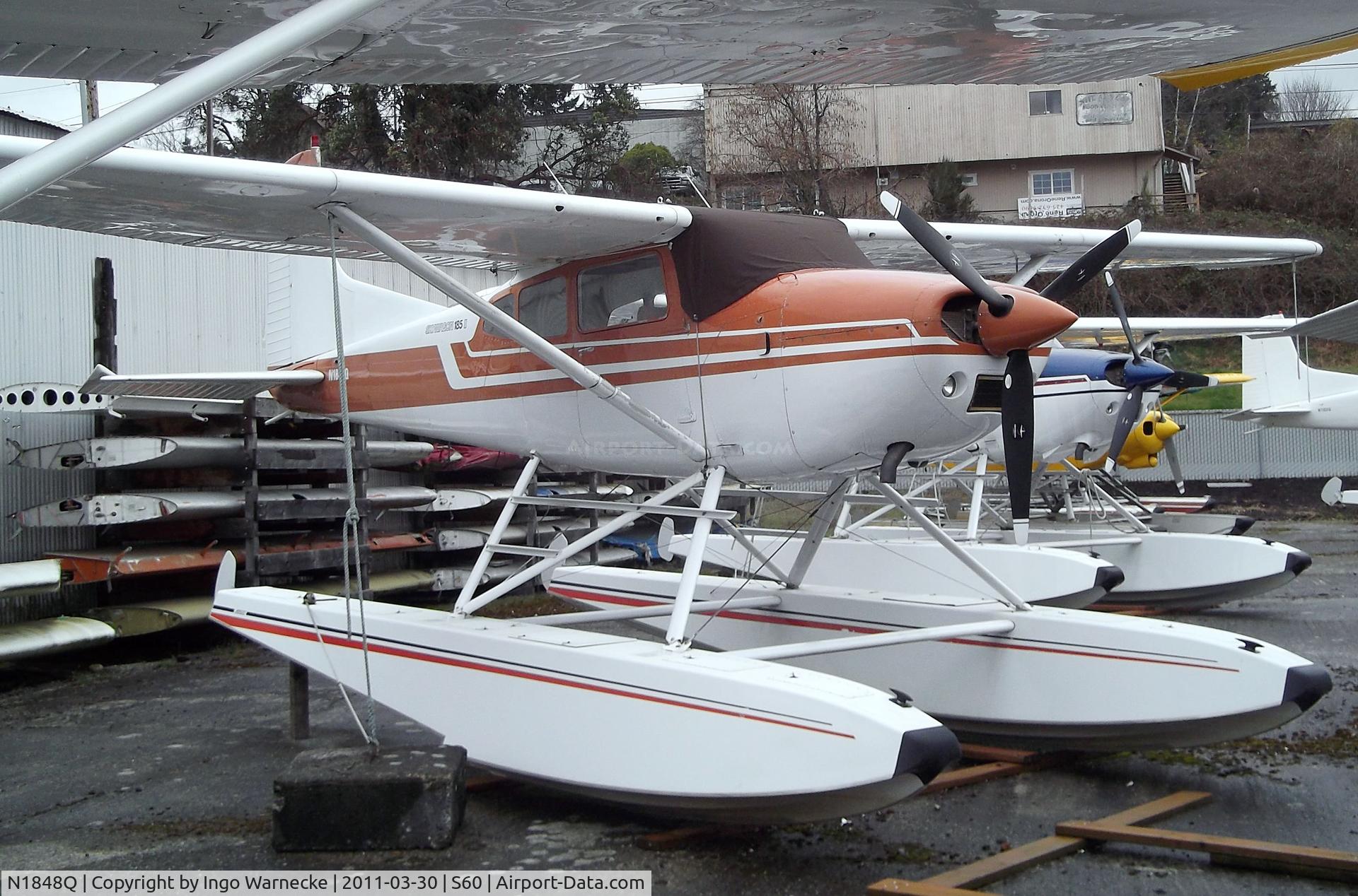N1848Q, 1977 Cessna A185F Skywagon 185 C/N 18503493, Cessna A185F Skywagon on floats at Kenmore Air Harbor, Kenmore WA