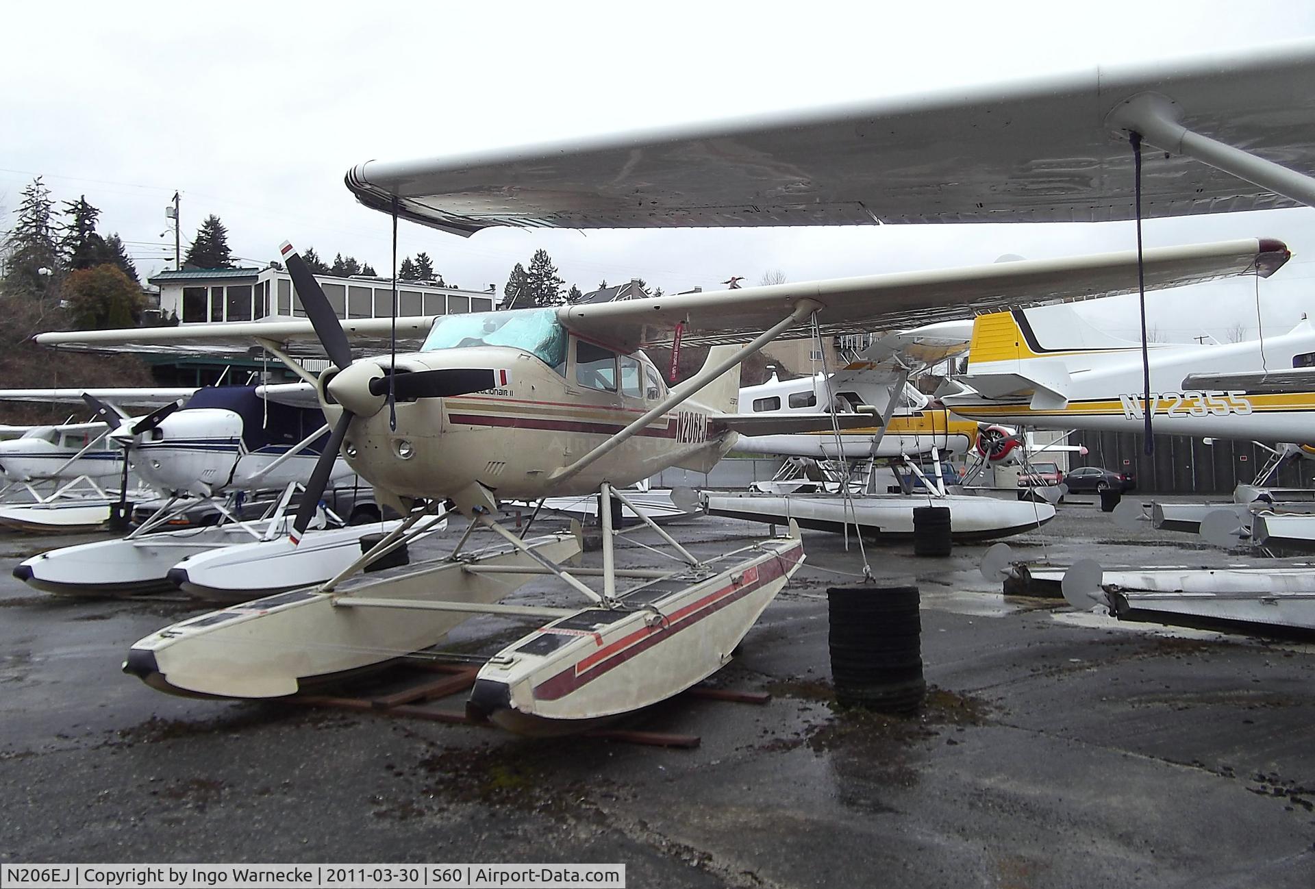 N206EJ, 1974 Cessna U206F Stationair C/N U20602507, Cessna U206F Stationair on floats at Kenmore Air Harbor, Kenmore WA