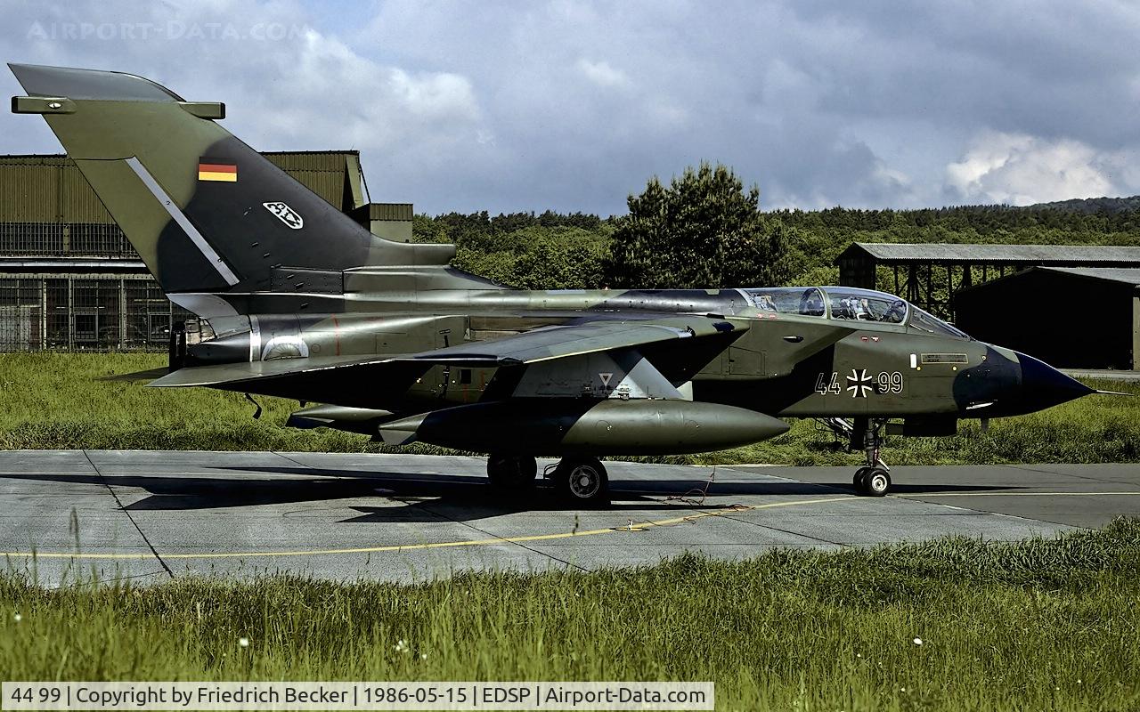 44 99, Panavia Tornado IDS C/N 501/GS152/4199, transient at Fliegerhorst Pferdsfeld
