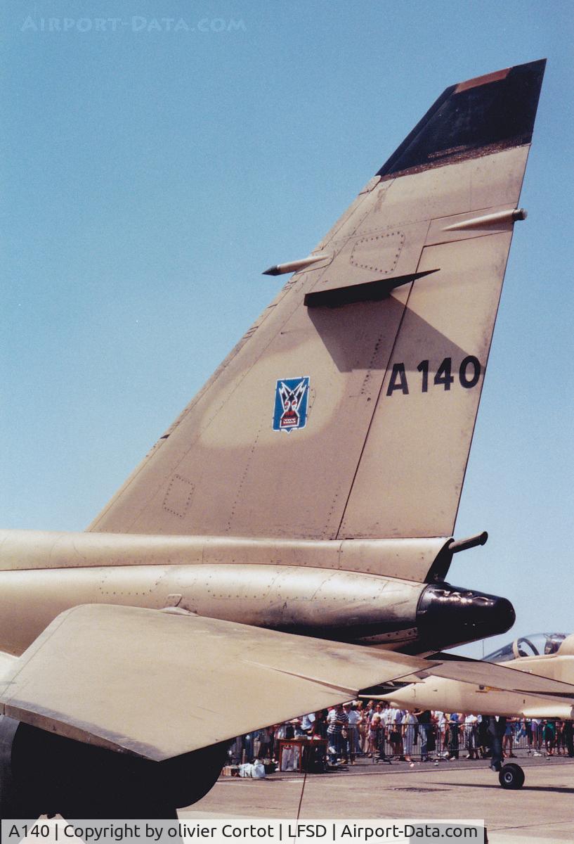 A140, Sepecat Jaguar A C/N A140, Wearing the desert camouflage scheme, just after desert storm, 1992